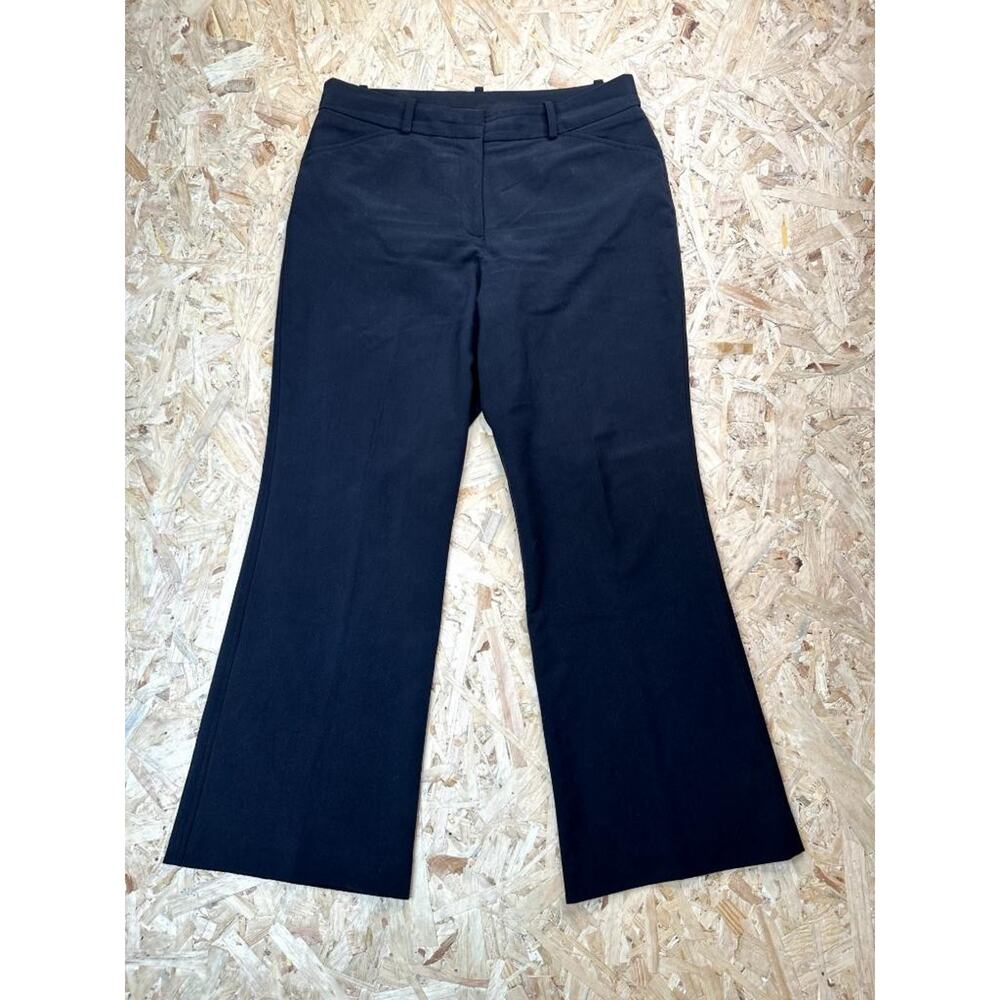 Worthington Modern Fit Dress Pants Womens 12 Short Black Wide Leg Trouser